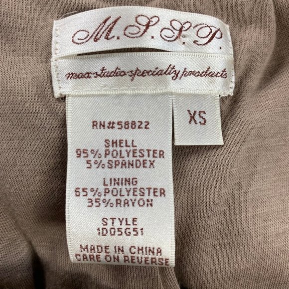 Max Studio Ruffle Bandage Bodycon Dress NWOT XS - Picture 4 of 5